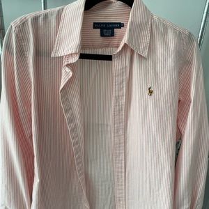Ralph Lauren classic striped button up shirt